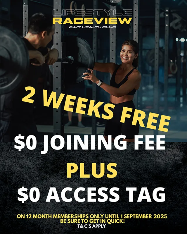 2 Weeks Free + $0 Joining Fee + $0 Access Tag
