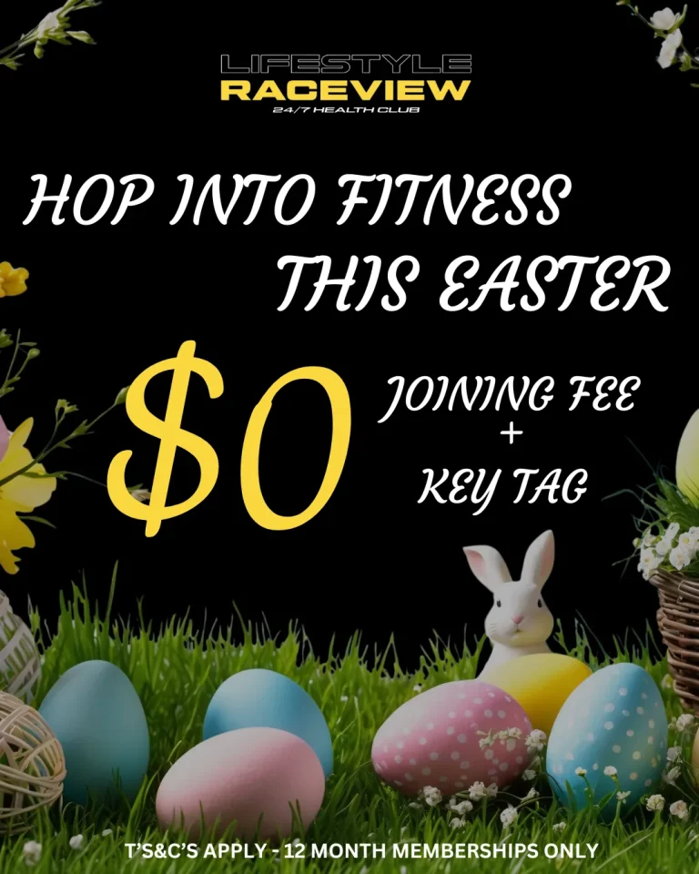 Black Cream Modern Gym Payday Sale